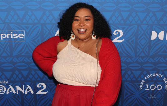 Dominique Brown at the premiere of Moana 2